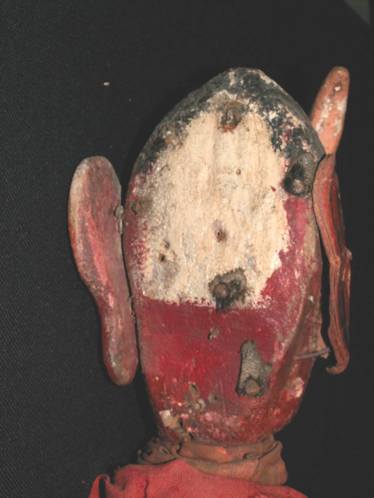 Testa prima del restauro